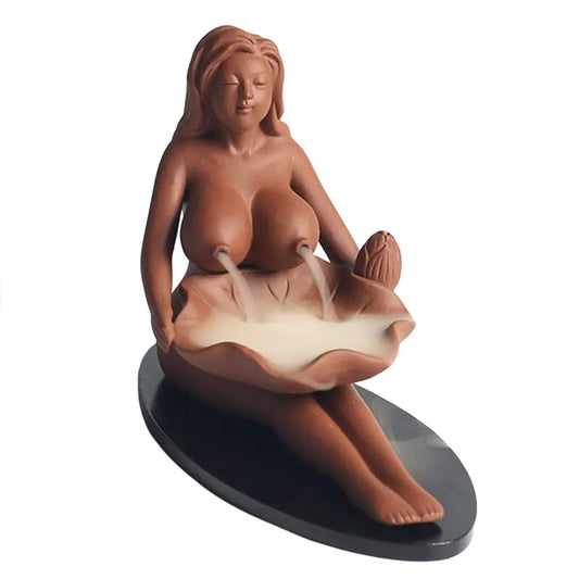 Ceramic Incense Burner with Tower for Aromatherapy