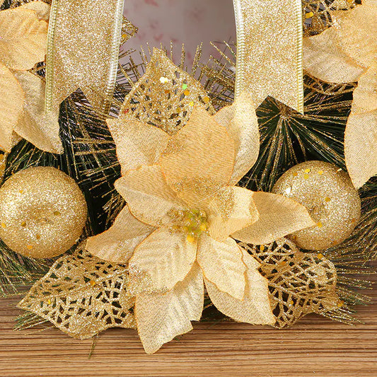 40cm Pine Needle Christmas Wreath Decoration