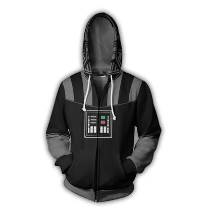 Star Wars 3D Graphic Hoodie - Fashion Print Sweatshirt