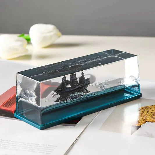 Drift Bottle Ship Table Ornament