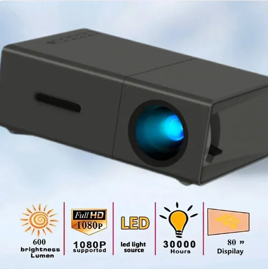 Mini Home Projector With HD & HDMI