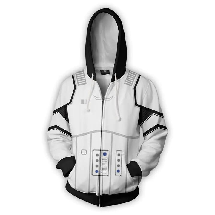 Star Wars 3D Graphic Hoodie - Fashion Print Sweatshirt