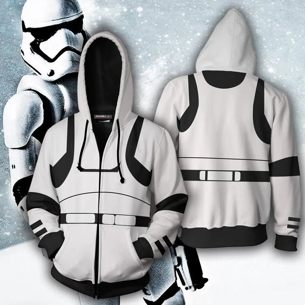 Star Wars 3D Graphic Hoodie - Fashion Print Sweatshirt