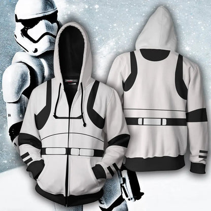 Star Wars 3D Graphic Hoodie - Fashion Print Sweatshirt